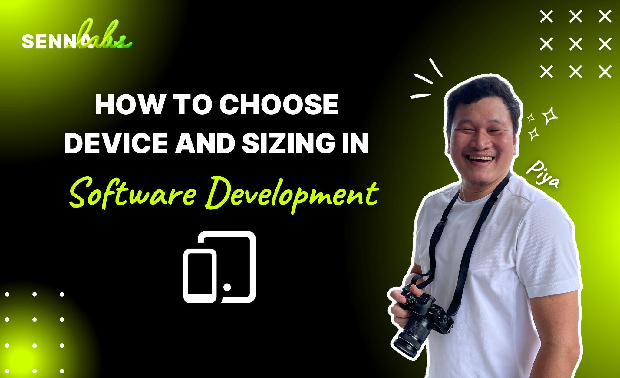 วิธีการเลือก Device และขนาดหน้าจอ ในการออกแบบสำหรับ Software Development