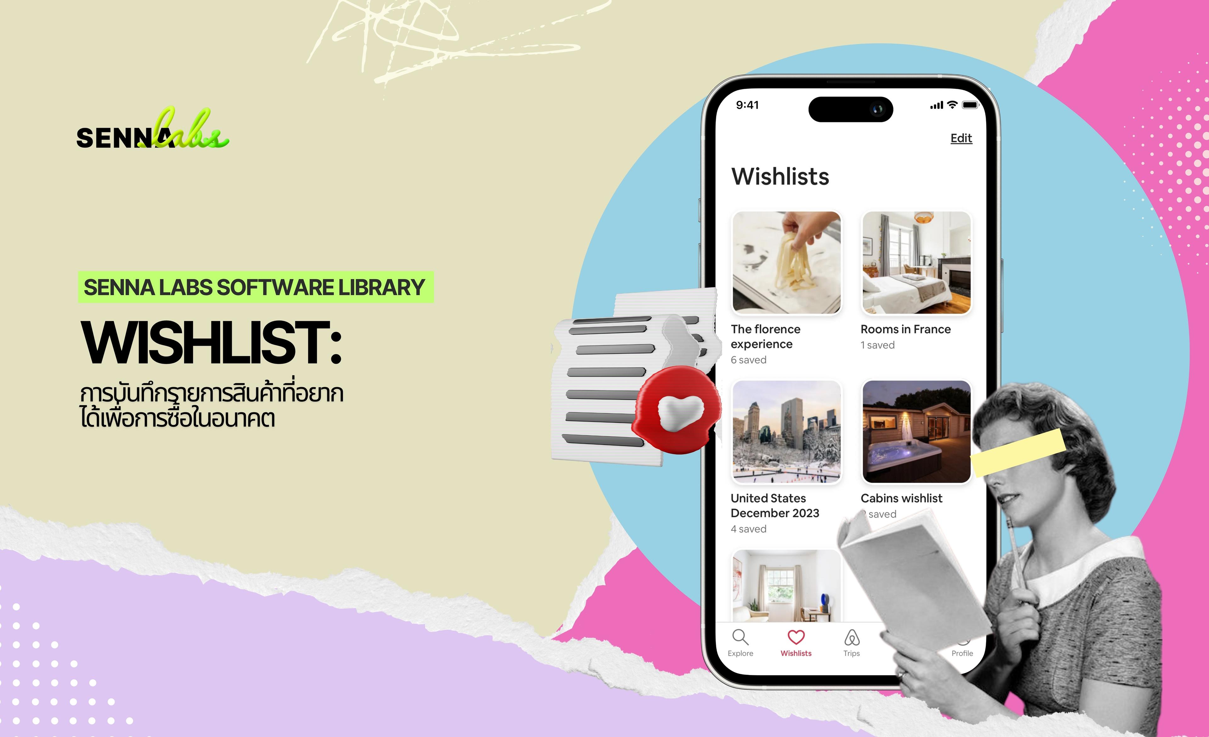 Wishlist: การบันทึกรายการสินค้าที่อยากได้เพื่อการซื้อในอนาคต