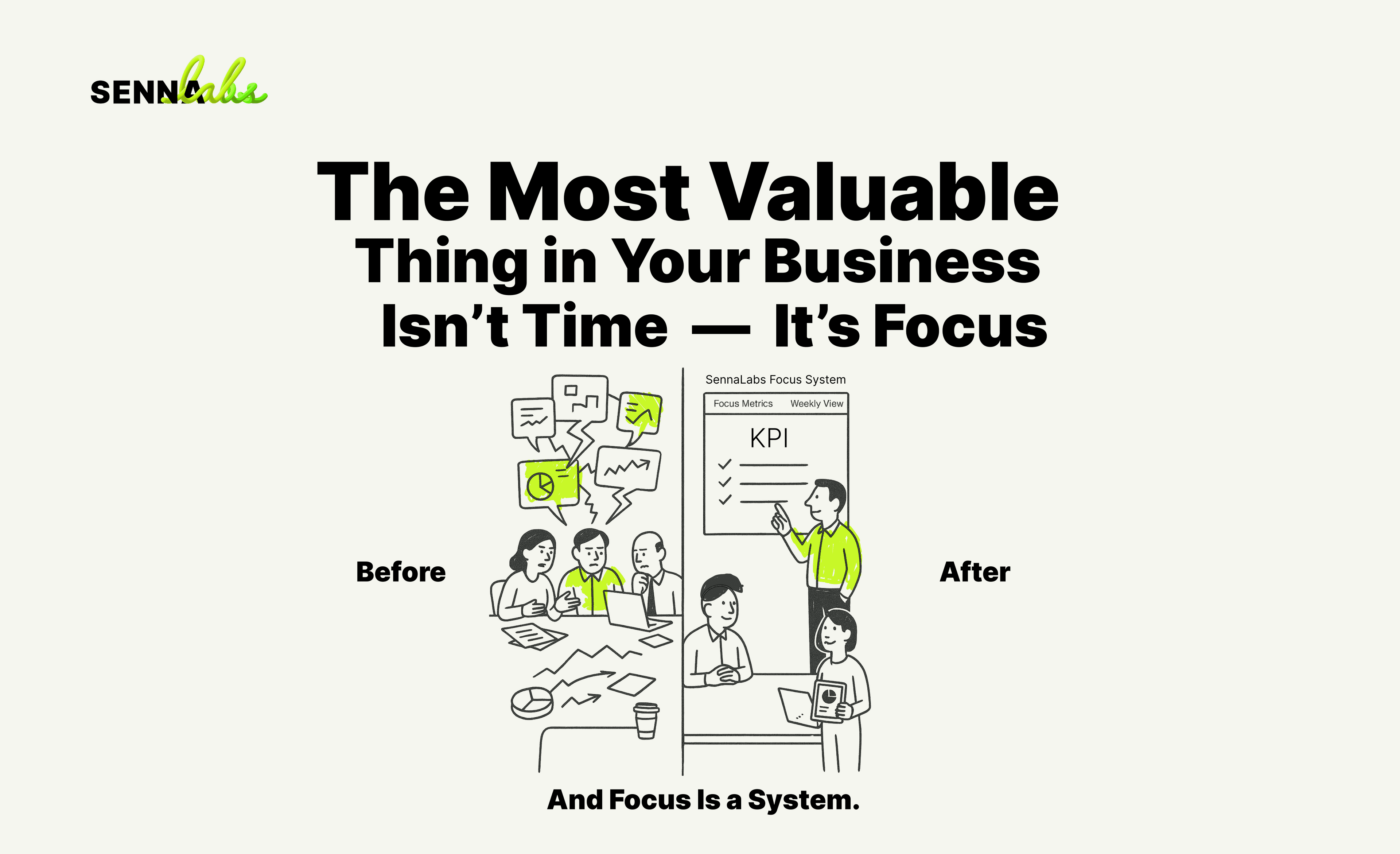 The Most Valuable Thing in Your Business Isn’t Time — It’s Focus. And Focus Is a System.