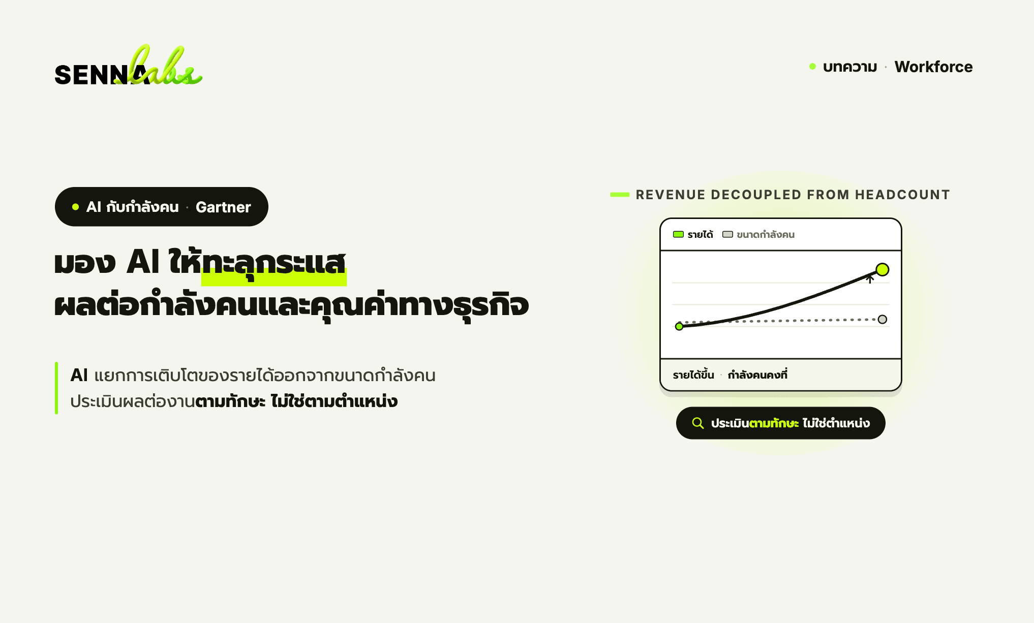 มอง AI ให้ทะลุกระแส ผลต่อกำลังคนและคุณค่าทางธุรกิจ