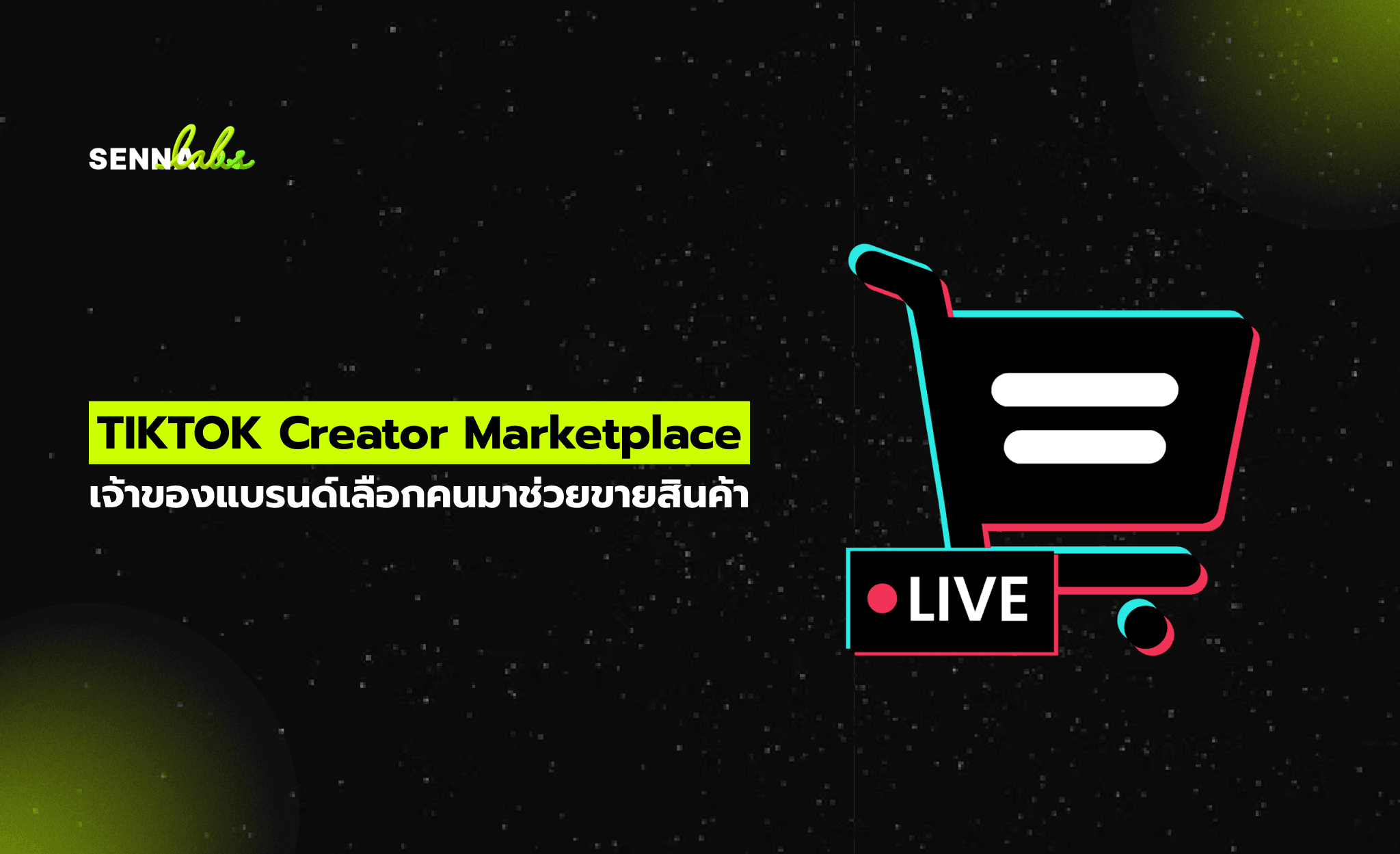 TIKTOK Creator Marketplace เจ้าของแบรนด์เลือกคนมาช่วยขายสินค้า