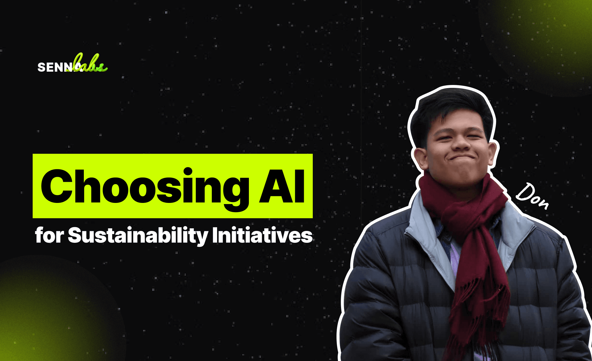 Choosing AI for Sustainability Initiatives