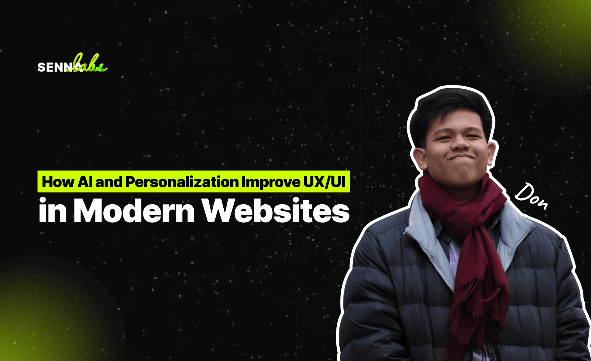 How AI and Personalization Improve UX/UI in Modern Websites