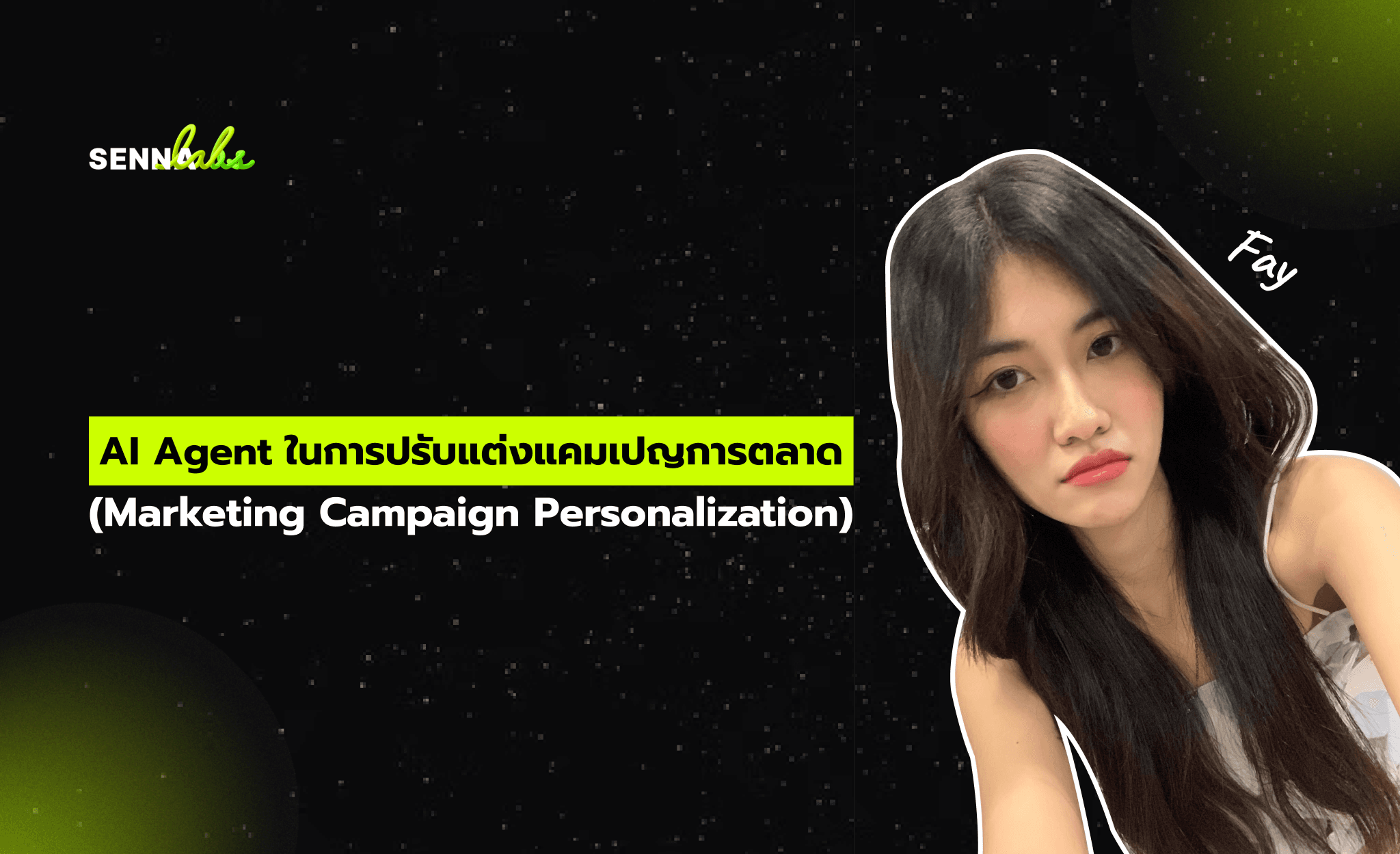 AI Agent ในการปรับแต่งแคมเปญการตลาด (Marketing Campaign Personalization)