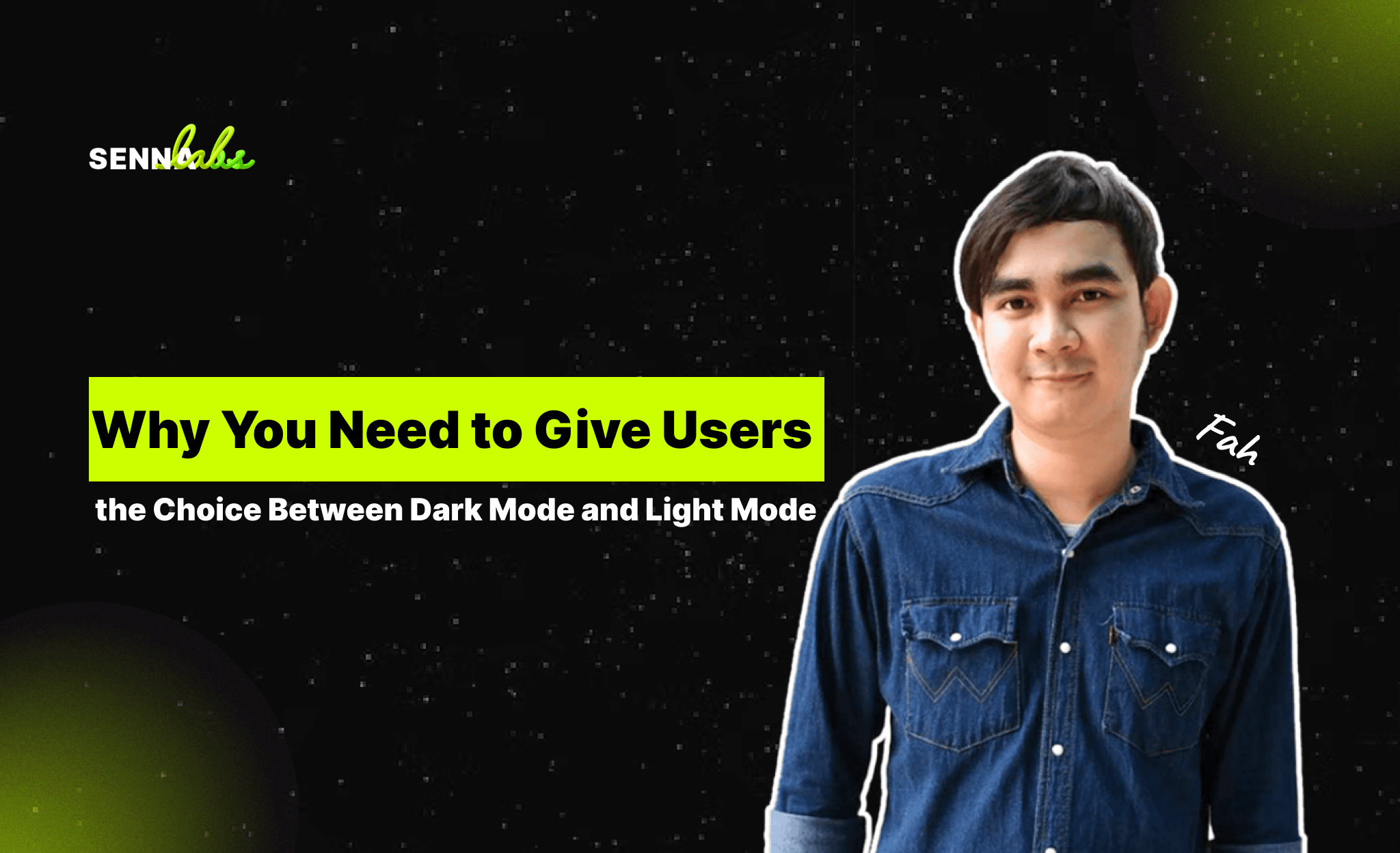 Why You Need to Give Users the Choice Between Dark Mode and Light Mode