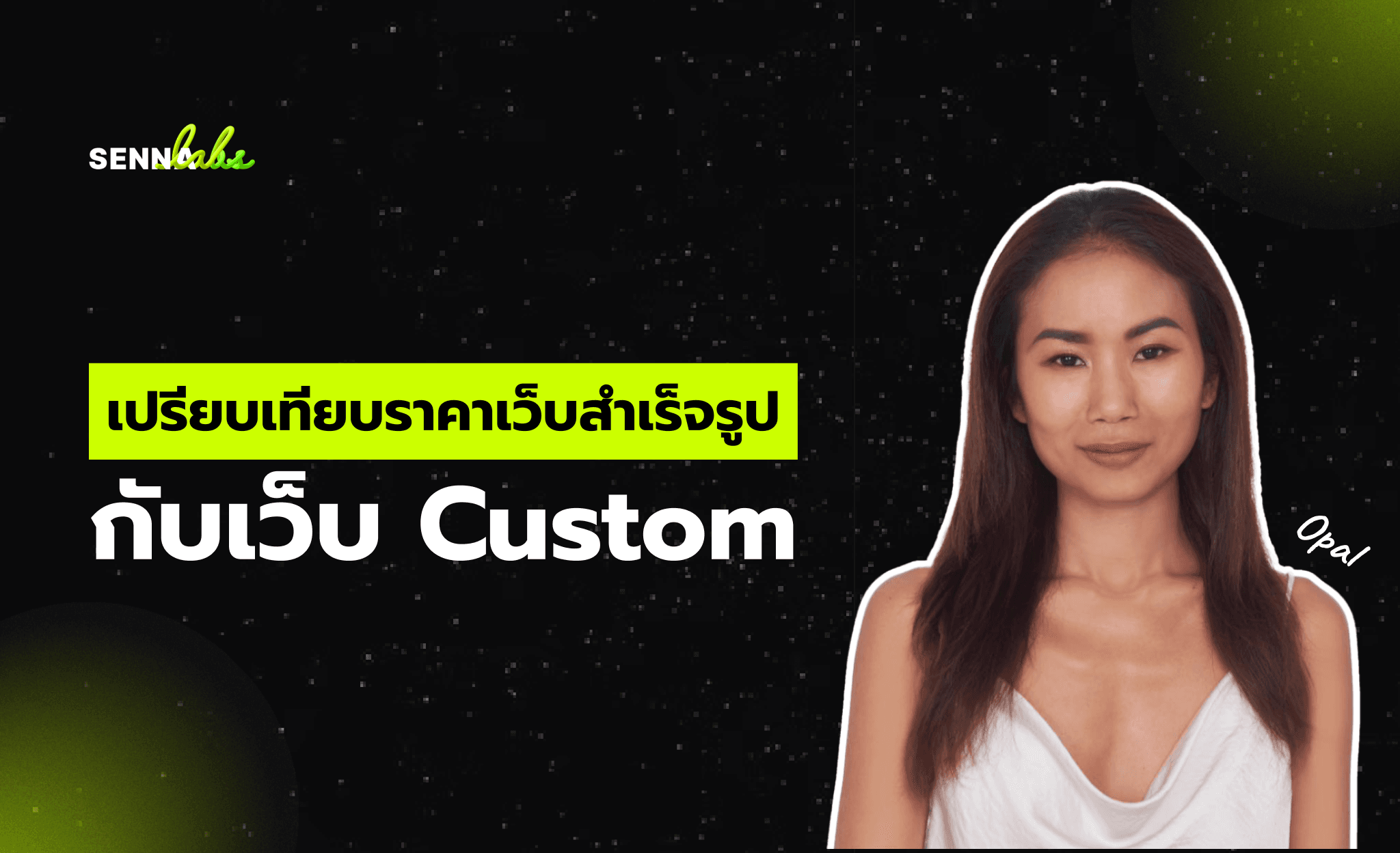 เปรียบเทียบราคาเว็บสำเร็จรูปกับเว็บ Custom